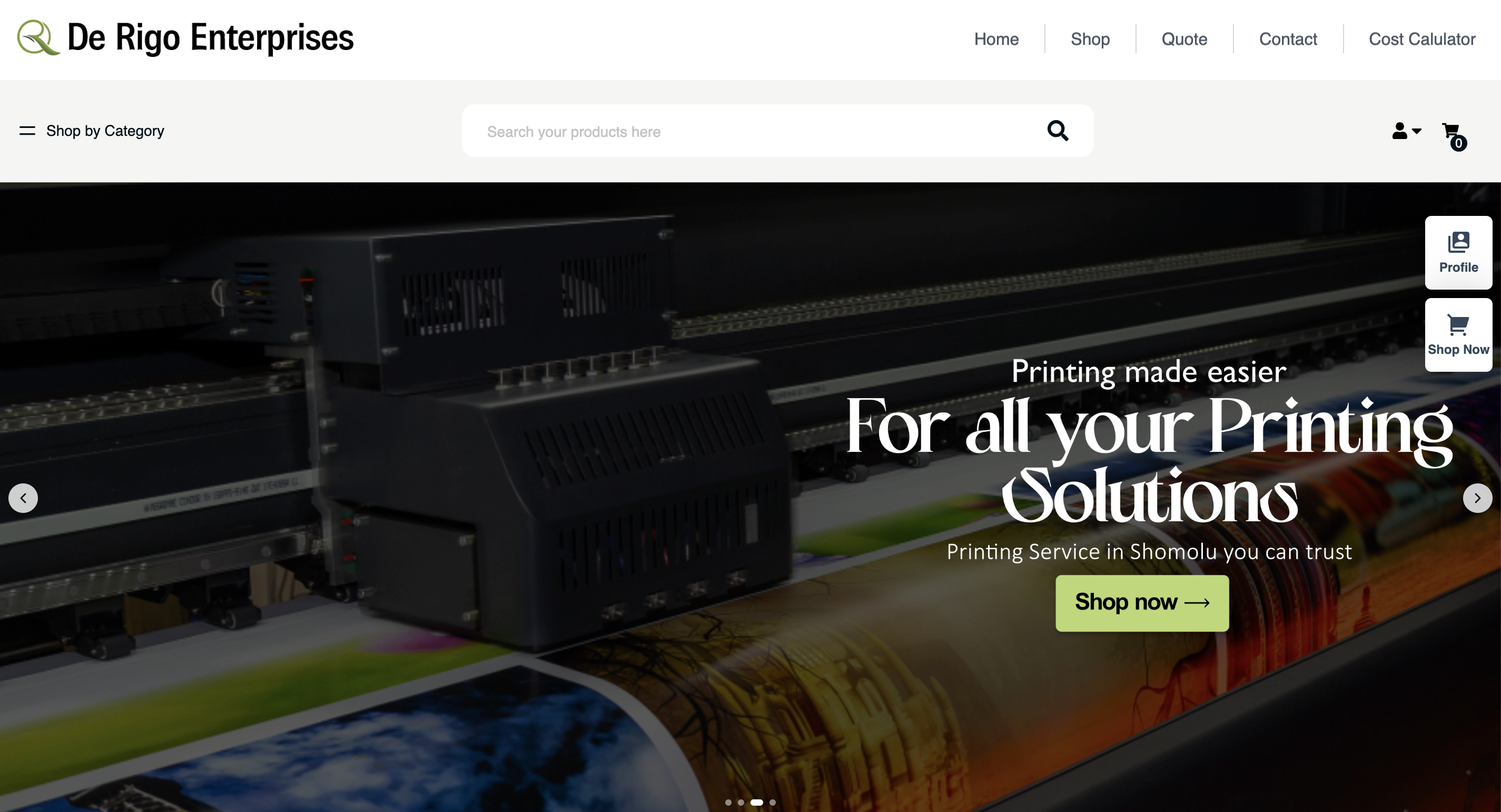 DERIGO - PRINTING SERVICES